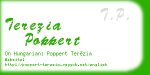 terezia poppert business card